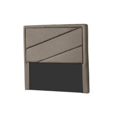 Imagem de Cabeceira Cama Box Estofada Solteiro Oxford Suede Bege - Probel