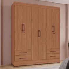 Imagem de Guarda-Roupas Porto Rico 100% Mdf Tuboarte 6 Portas 4 Gavetas