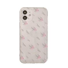 Imagem de Flor capa de telefone capa de silicone macio para iphone 14 12 mini 11 13 pro max 8 7 plus xs xr x concha protetora transparente fofa, flor, para iphone14 pro