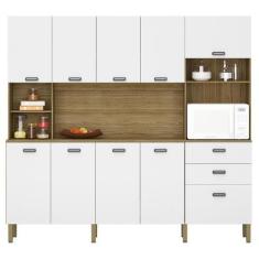 Imagem de Armário de Cozinha Completo 9 Portas Sófia Freijó Supremo - CasaH