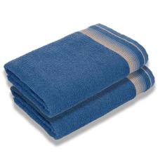 Imagem de Jogo Com 2 Toalhas De Banho Luxury Soft Beka 360 G-m² Luxo Azul
