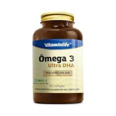 Imagem de Vitaminlife Omega 3 Ultra Dha (Dha 1000 E Epa 400) 60 Softgels