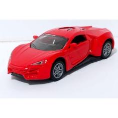 Imagem de Carrinho  Miniatura Lykan Abre Porta Fricção Metal Escala 1:32(Vermelh