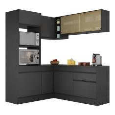 Imagem de Armário de Cozinha Completa de Canto com Rodapé Veneza Multimóveis V2098