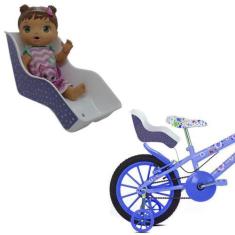 Imagem de Cadeirinha Boneca Alive Infantil Bebe Traseira Bicicleta Infantil Core