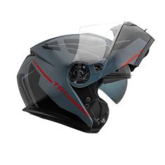 Imagem de Capacete Articulado Robocop Moto Peels Tr1 Control Preto, Grafite Pret