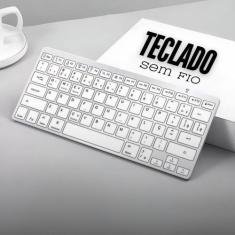 Imagem de Teclado Slim Bluetooth sem Fio ABNT2  - Athlanta