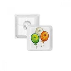 Imagem de Kit de atualização de teclado mecânico PBT para jogos Clover Balloon Ireland St. Patrick's Day