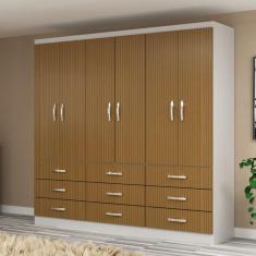 Imagem de Guarda Roupa Casal 6 Portas 9 Gavetas
