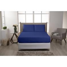 Imagem de Jogo De Lençol Casal Normal 3 Peças 400 Fios Com Elástico Extra Macio