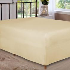 Imagem de Lençol de Elástico Box Conjugado Unibox Queen Cru Arrumadinho Enxovais