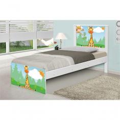 Imagem de Cama Solteiro Safari Girafa Com Colchão