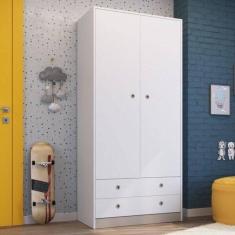 Imagem de Guarda Roupas Infantil 2 Portas Amore Meu Fofinho Branco