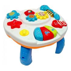 Imagem de Mesinha Musical Infantil Piano Mar Luz e Som 6305 - Braskit