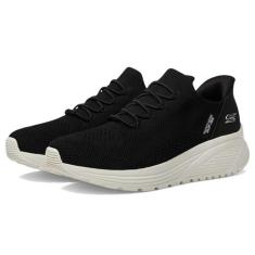 Imagem de Skechers Tênis feminino sem cadarço Bobs Sparrow 2.0-Lucky Run, Preto, 35