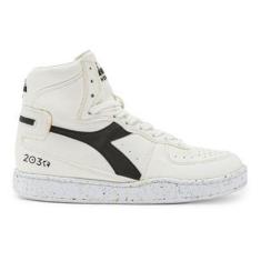 Imagem de Tênis Casual Diadora Mi Basket 2030 Branco Unissex BIANCO/NERO 37 Diadora-Unissex