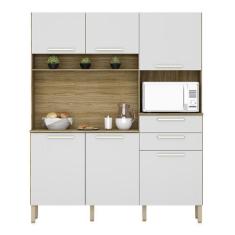 Imagem de Armário De Cozinha 6 Portas Bilbao Freijó Supremo - Casah