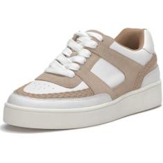 Imagem de Lucky Brand Tênis feminino Halinna, Branco/fumê, 37