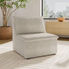 Imagem de Sofá Modular Central 85cm Zen Cabecasa Madeiramadeira OFFWHITE