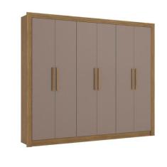 Imagem de Guarda Roupa / Roupeiro 6 Portas 2 Gavetas Kappesberg M569 218x223x47c