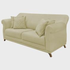 Imagem de Sofa 3 Lugares Retro Polo 200cm Com Almofada Suede 1100 Ezz