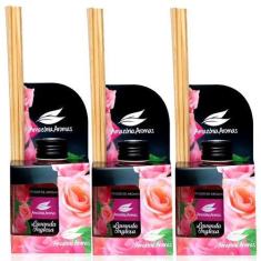 Imagem de Kit 3 Aromatizador Perfume De Ambiente Difusor De Aroma Lavanda Ingles