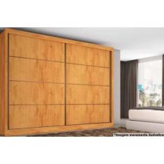 Imagem de Guarda Roupa Casal 2 Portas De Correr E 6 Gavetas Sevilha Peroba - Eur