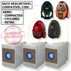 Imagem de 6 Saco Descartável para Aspirador De Pó Arno Modelos: Compacteo / Cyclonic / Nitro
