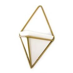 Imagem de Vaso De Parede Triangular  E  - Suporte Aramado