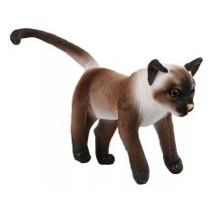 Imagem de Gato Marrom Realista 36cm - Pelúcia