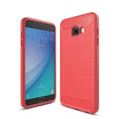 Imagem de Manyip Capa para Samsung Galaxy C5 Pro, capa de fibra de carbono anti-riscos e resistente impressões digitais totalmente protetora capa de couro Cover Case adequada para o Samsung Galaxy C5 Pro