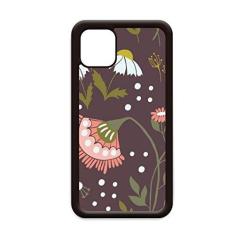 Imagem de Capa para iPhone 11 Pro Max com flores marrons para Apple Mobile Case