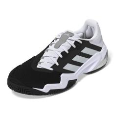 Imagem de adidas Tênis masculino Barricade 13, Preto/branco/cinza, 45