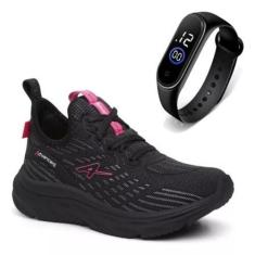 Imagem de Kit Tênis Feminino Academia Ginástica Treino Corrida Confortável Leve