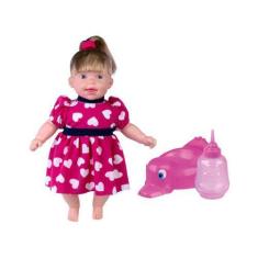 Imagem de Boneca Antonela Faz Xixi Com Acessórios - Super Toys