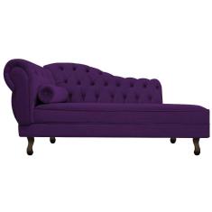 Imagem de Diva Recamier Diana 185cm Lado Direito Suede Roxo