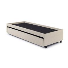 Imagem de Bicama Box para Dois Colchões Solteirão Courino Areia