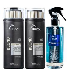 Imagem de Kit TRUSS Frizz Zero Blond (3 Produtos)