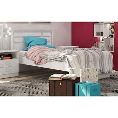 Imagem de Cama Solteiro Com Cabeceira Branca