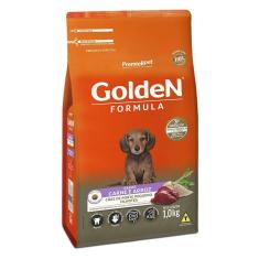 Imagem de Ração Seca PremieR Pet Golden Formula Carne e Arroz para Cães Filhotes de Raças Pequenas - 1 Kg