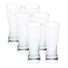 Imagem de Jogo de 6 copos para cerveja Bierhaus em cristal ecologico 210ml A14,5cm