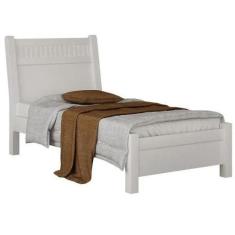 Imagem de Cama Solteiro 185 100% Mdf Neve - Móveis Valverde