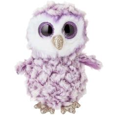 Imagem de Pelúcia Beanie Boos Corujinha Moonlight Olhinhos de Glitter