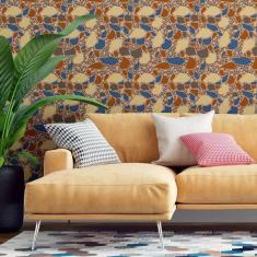 Imagem de Papel De Parede Adesivo Granilite Marrom N07112 0,58X3,00M