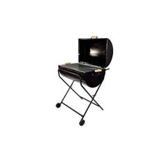 Imagem de Churrasqueira Bafo Grill Inteira 100l Grelha,suporte E Rodas