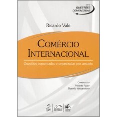 Imagem de Comércio Internacional - Série Questões Comentadas - Vale, Ricarlo - 9788530931780