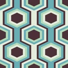 Imagem de Papel De Parede Adesivo Retrô 0252 Rolo 0,58X3M