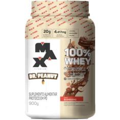 Imagem de 100% Whey Max Titanium x Dr. Peanut (900g), Sabor Bueníssimo