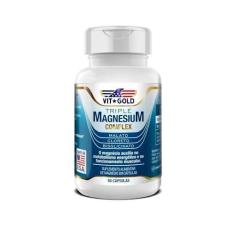 Imagem de Triple Magnésio Complex 350mg Vitgold 60 cápsulas