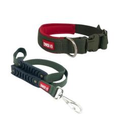 Imagem de Coleira Com Guia Para Cachorro - Conjunto Tamanho M - Canadá K9 Acessó